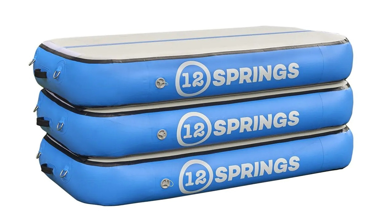 12SPRINGS Set van 3x Airbox 200 W100 Pro, Lichtblauw