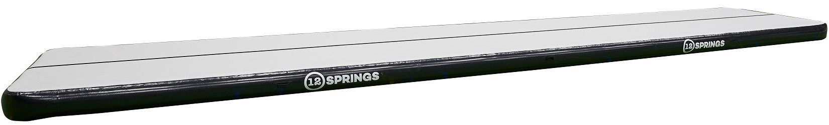 12SPRINGS Airtrack - 1200 x 300 x 20 cm - Plus - Zwart