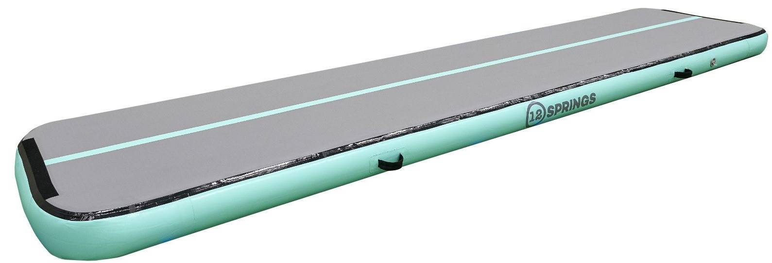 12SPRINGS Airtrack - 300 x 100 x 20 cm - Plus - Groen